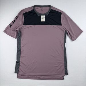 FOX Defend Short Sleeve Men's MTB Cycling Jersey Mauve Pink Black Gray Medium